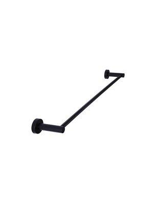 Meir Round Single Towel Rail 600Mm Matte Black - Image 6