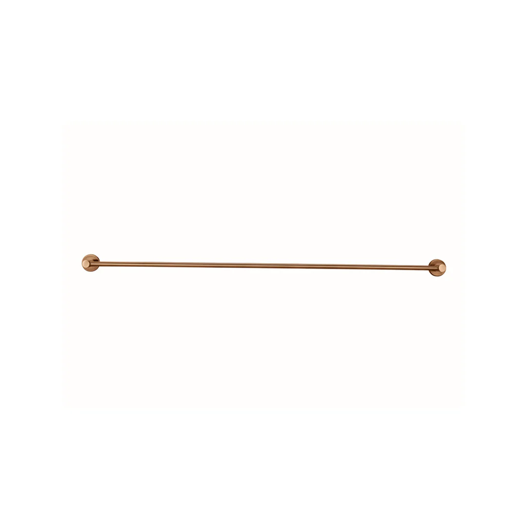 Meir Round Single Towel Rail 900Mm Lustre Bronze - Image 3