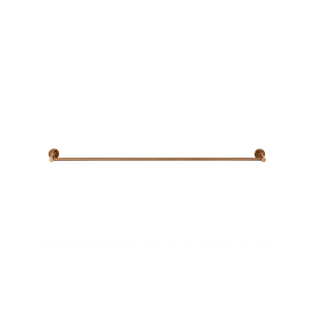 Meir Round Single Towel Rail 900Mm Lustre Bronze - Image 4