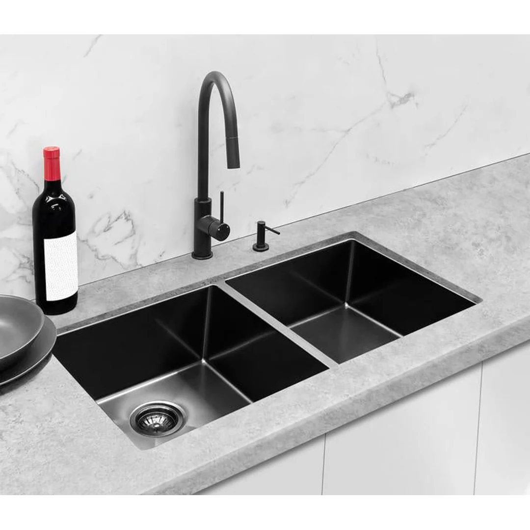 Meir Round Soap Dispenser Matte Black - Image 8