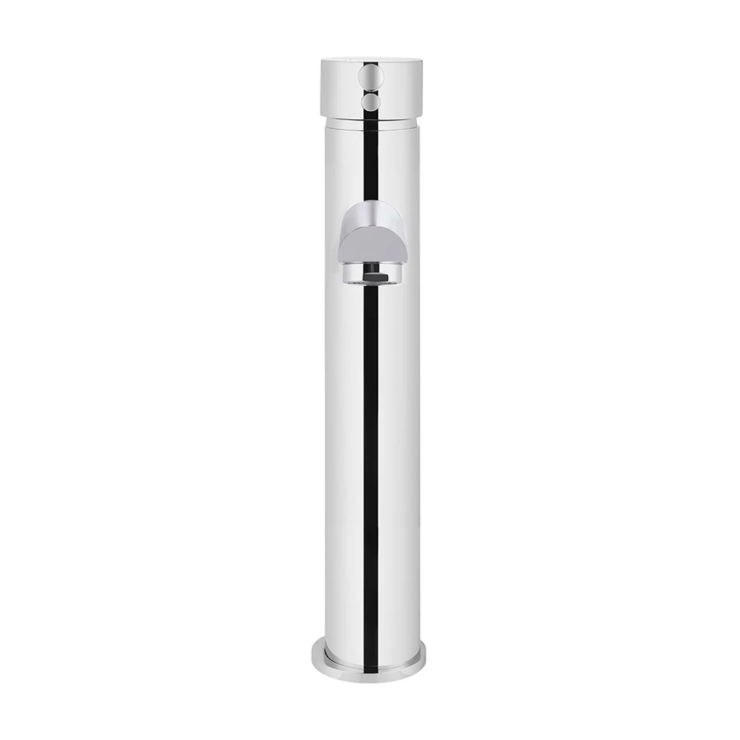 Meir Round Tall Basin Mixer Brushed Nickel - Image 3