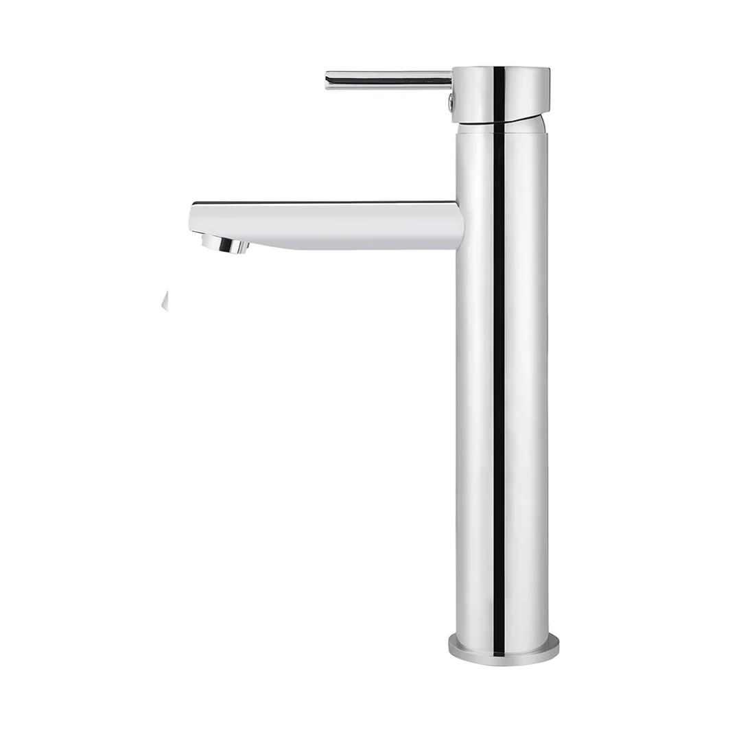 Meir Round Tall Basin Mixer Brushed Nickel - Image 4