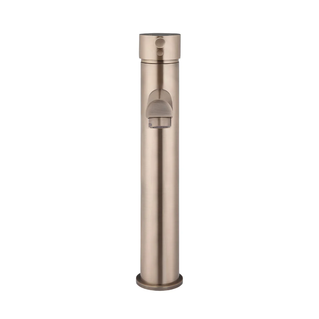 Meir Round Tall Basin Mixer Champagne - Image 3