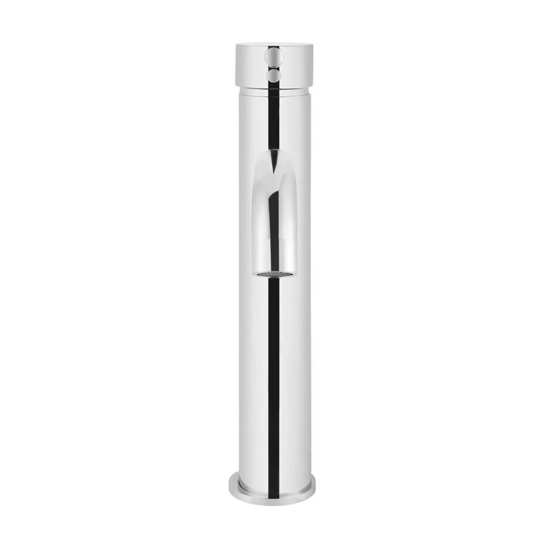 Meir Round Tall Curved Basin Mixer Polished Chrome - Image 5