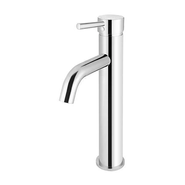 Meir Round Tall Curved Basin Mixer Polished Chrome - Image 7