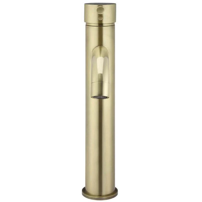 Meir Round Tall Curved Basin Mixer Tiger Bronze - Image 9