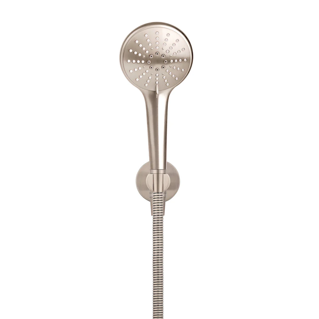 Meir Round Three Function Hand Shower On Fixed Bracket Champagne - Image 3