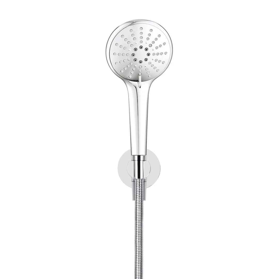 Meir Round Three Function Hand Shower On Fixed Bracket Polished Chrome - Image 3