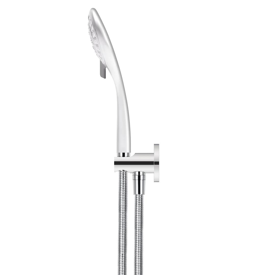 Meir Round Three Function Hand Shower On Fixed Bracket Polished Chrome - Image 4