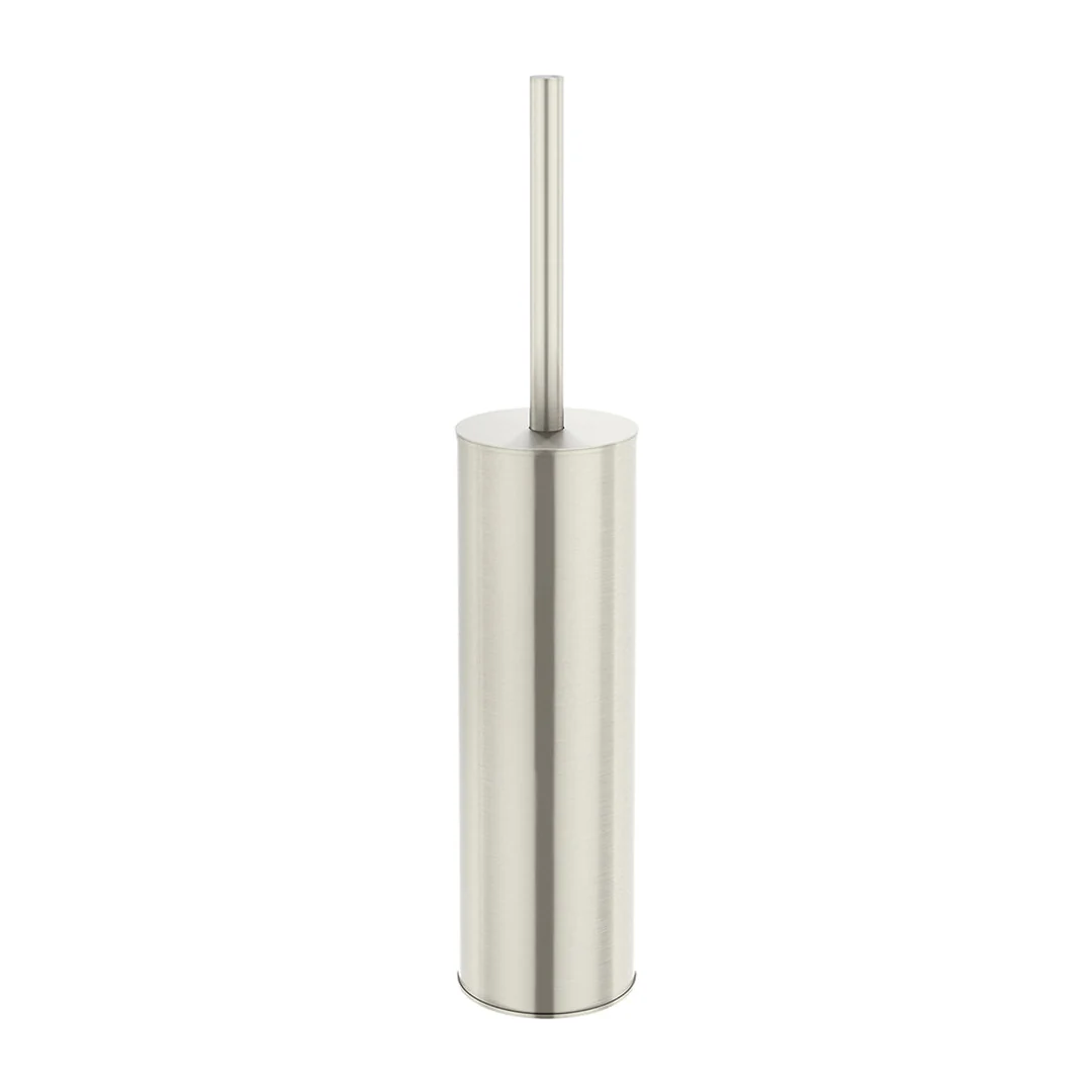Meir Round Toilet Brush And Holder Brushed Nickel - Image 4