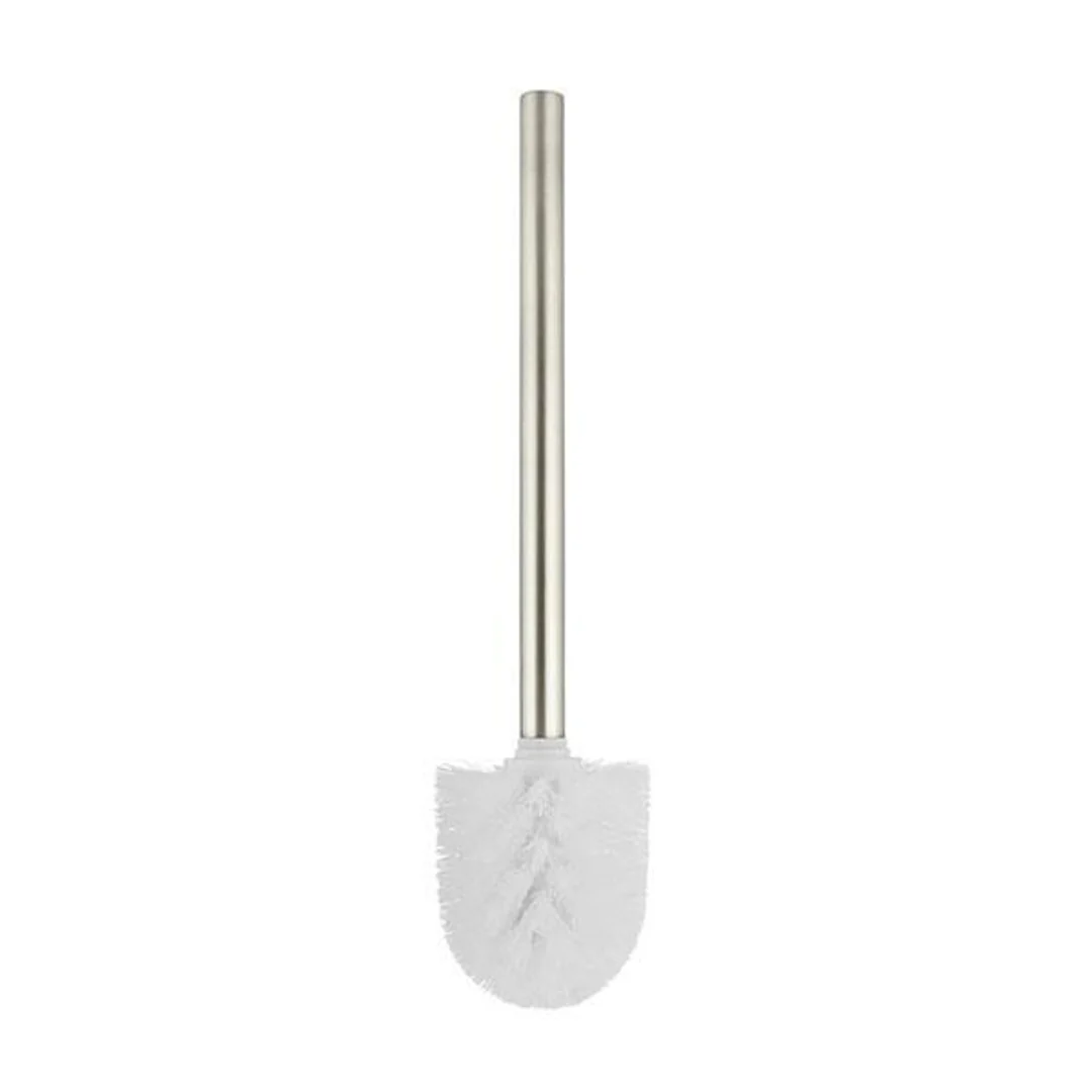 Meir Round Toilet Brush And Holder Brushed Nickel - Image 7