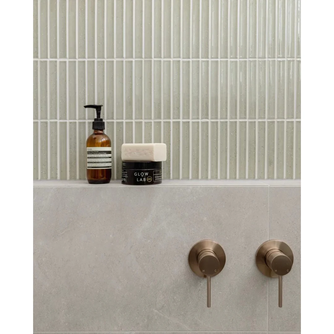 Meir Round Wall Mixer Finish Kit Champagne - Image 4