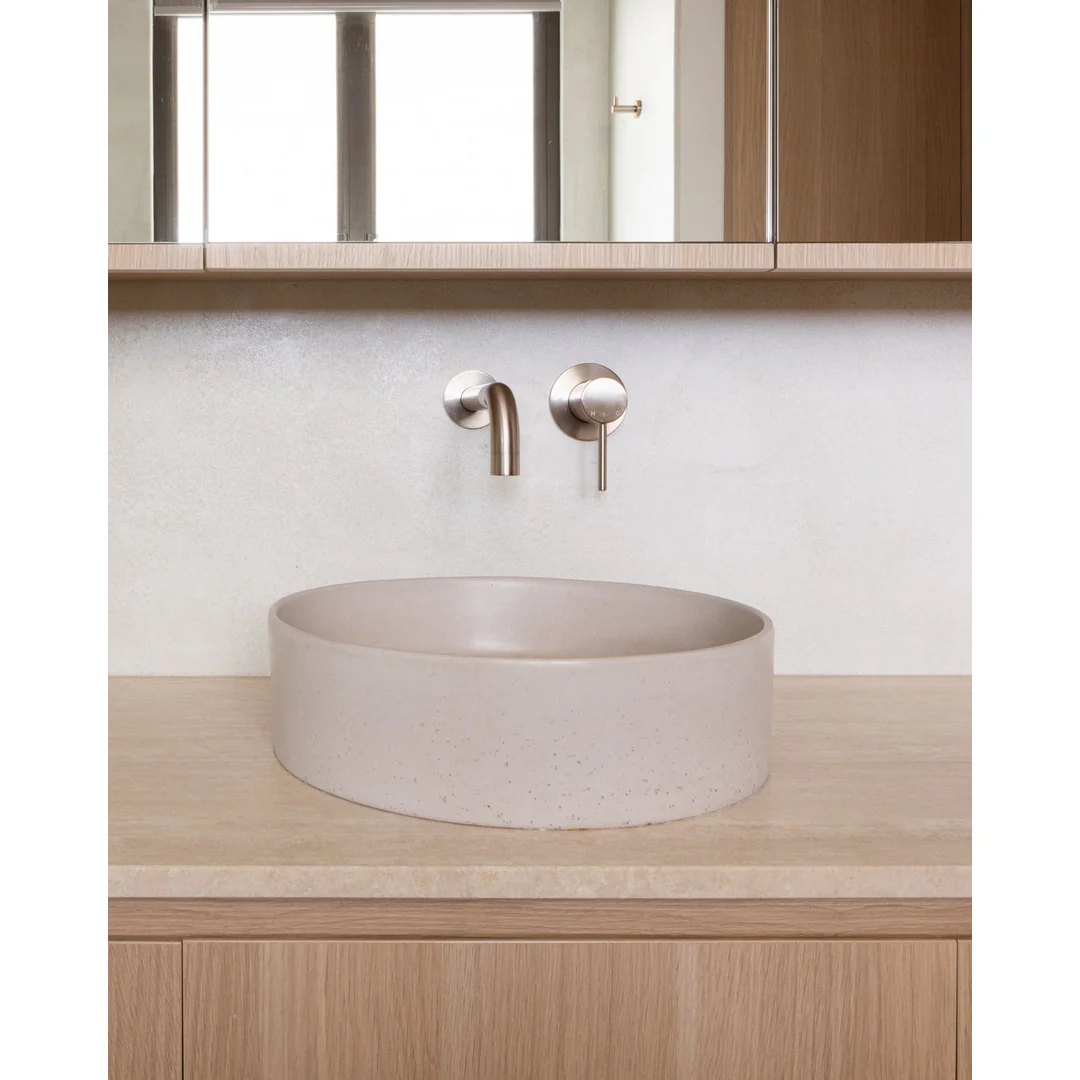 Meir Round Wall Mixer Finish Kit Champagne - Image 5