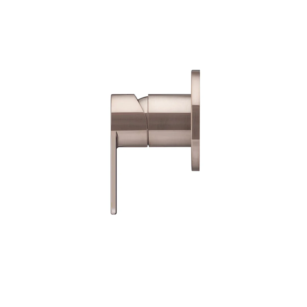 Meir Round Wall Mixer Paddle Handle Finish Kit Champagne - Image 3
