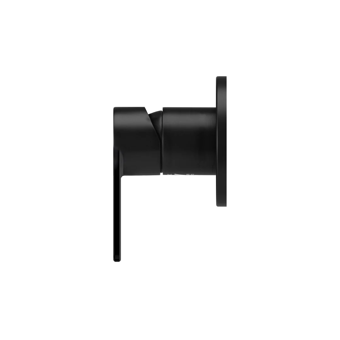 Meir Round Wall Mixer Paddle Handle Finish Kit Matte Black - Image 3
