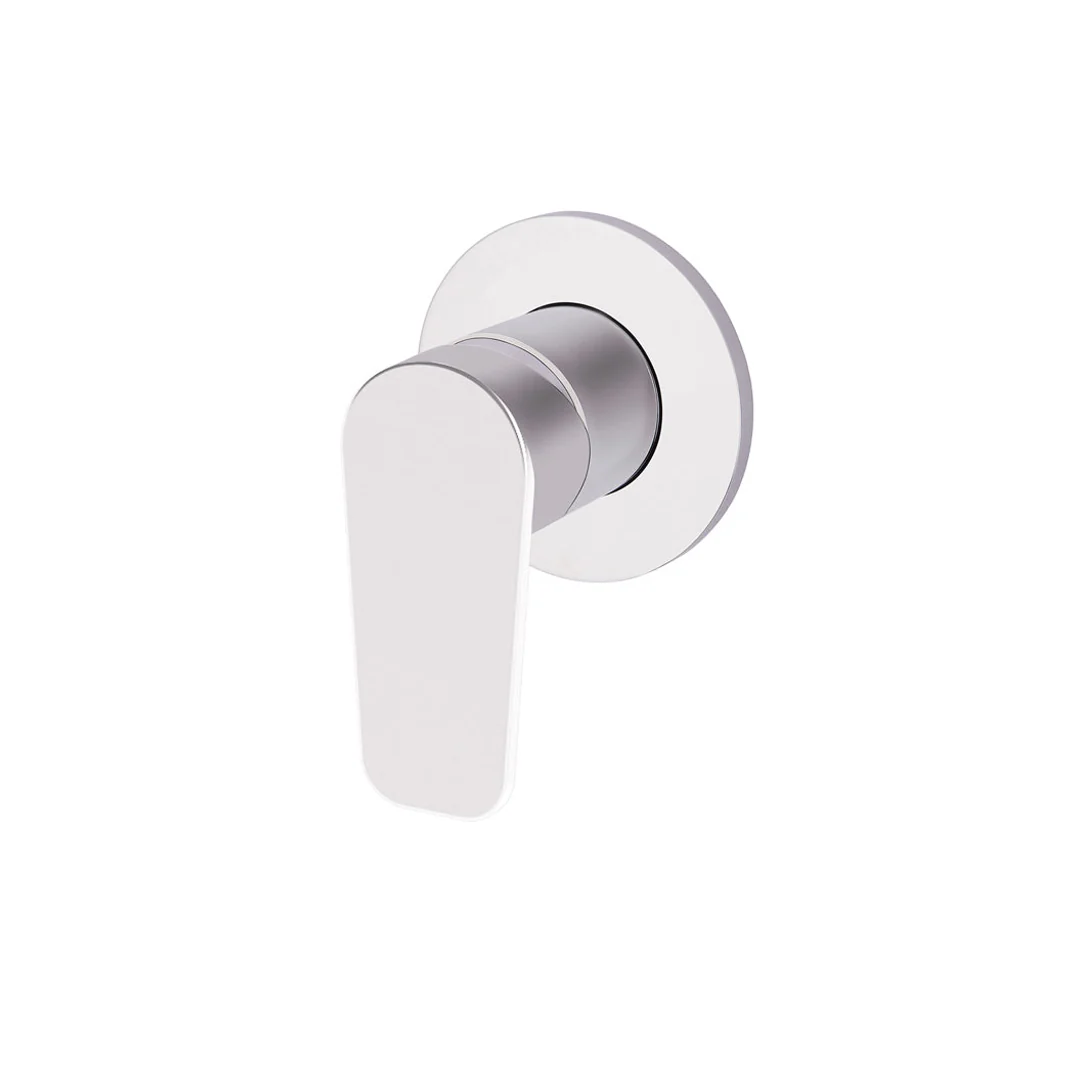 Meir Round Wall Mixer Paddle Handle Finish Kit Polished Chrome