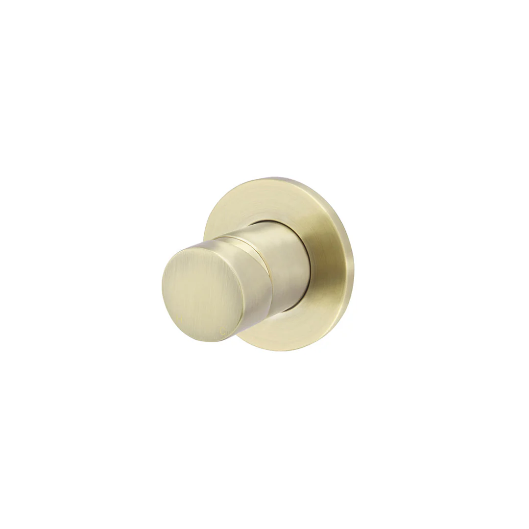 Meir Round Wall Mixer Pinless Handle Finish Kit Tiger Bronze