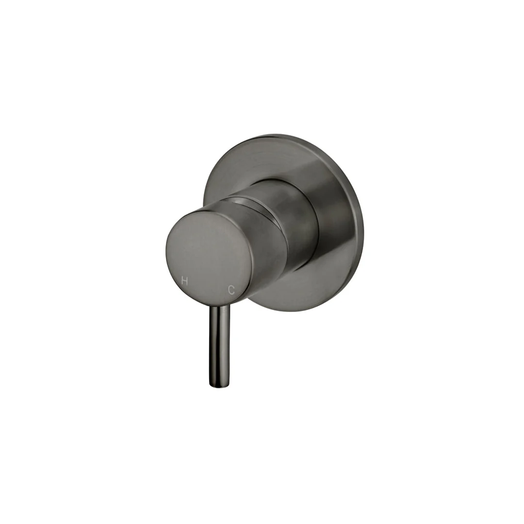 Meir Round Wall Mixer Short Pin Lever Finish Kit Shadow