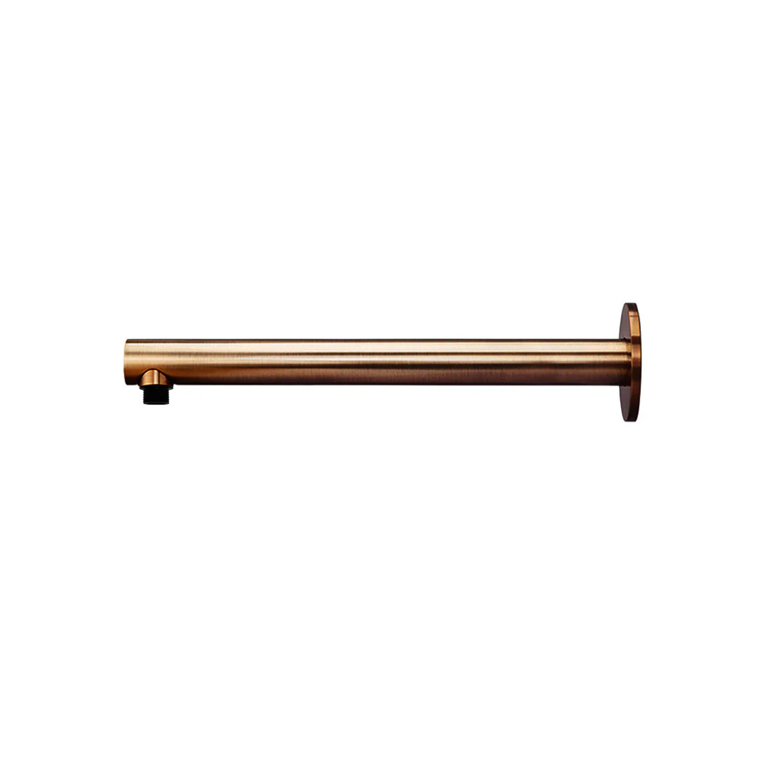 Meir Round Wall Shower Arm 400Mm Lustre Bronze - Image 3