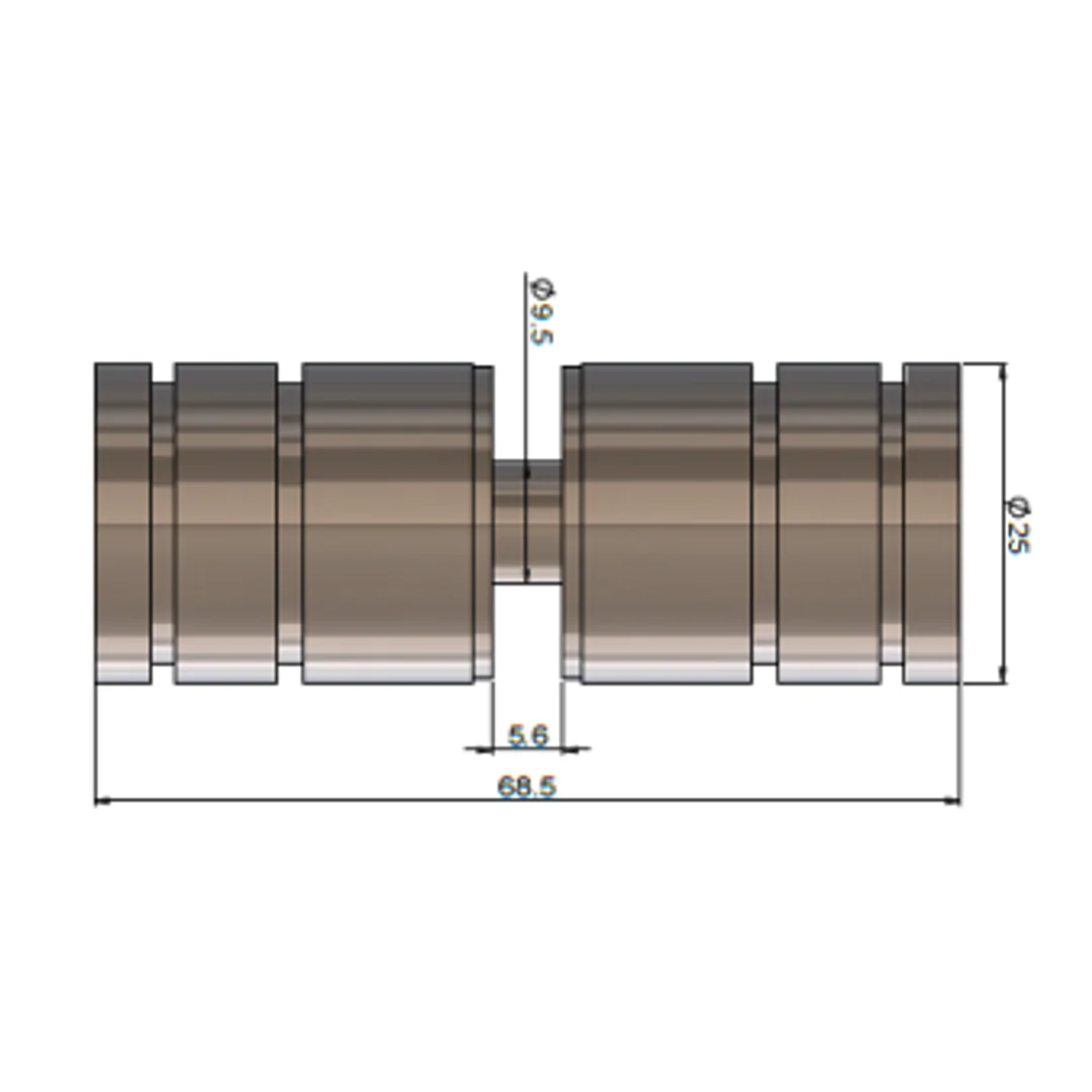 Meir Shower Door Round Handle Shadow - Image 2