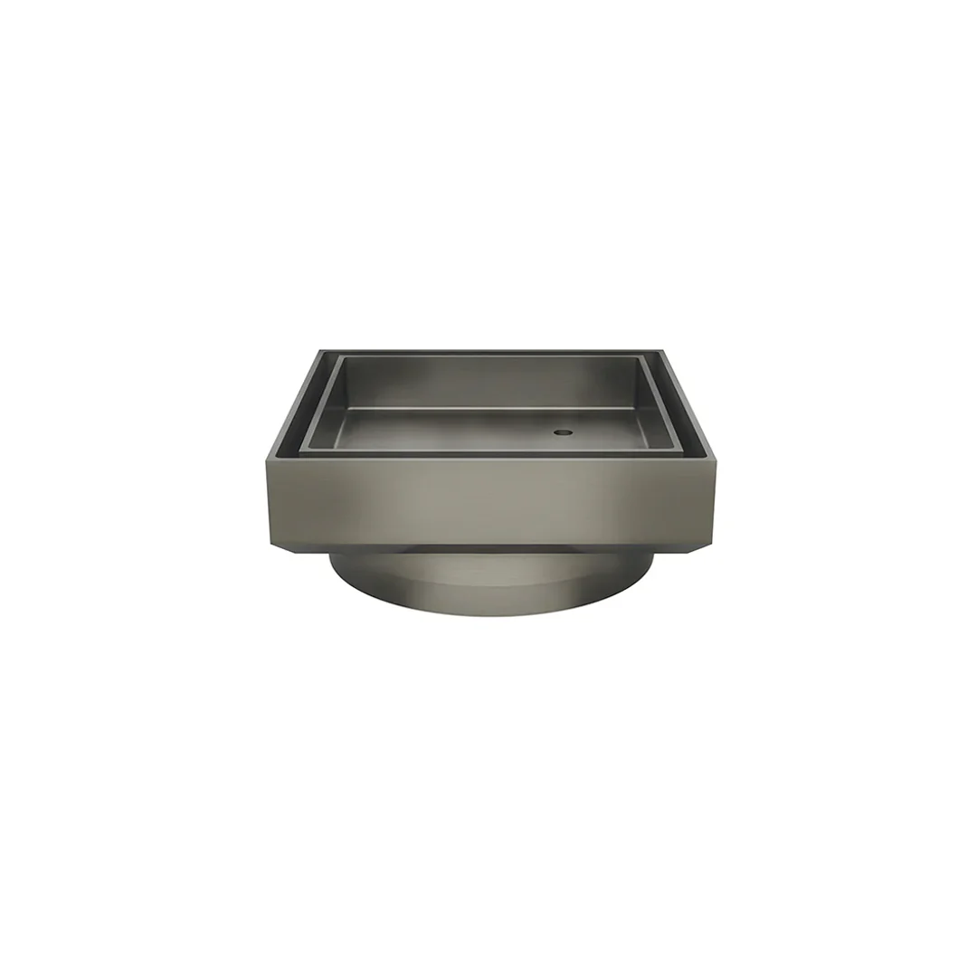 Meir Shower Waste With Tile Insert Gun Metal