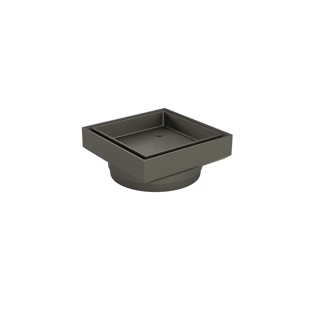 Meir Shower Waste With Tile Insert Gun Metal - Image 3