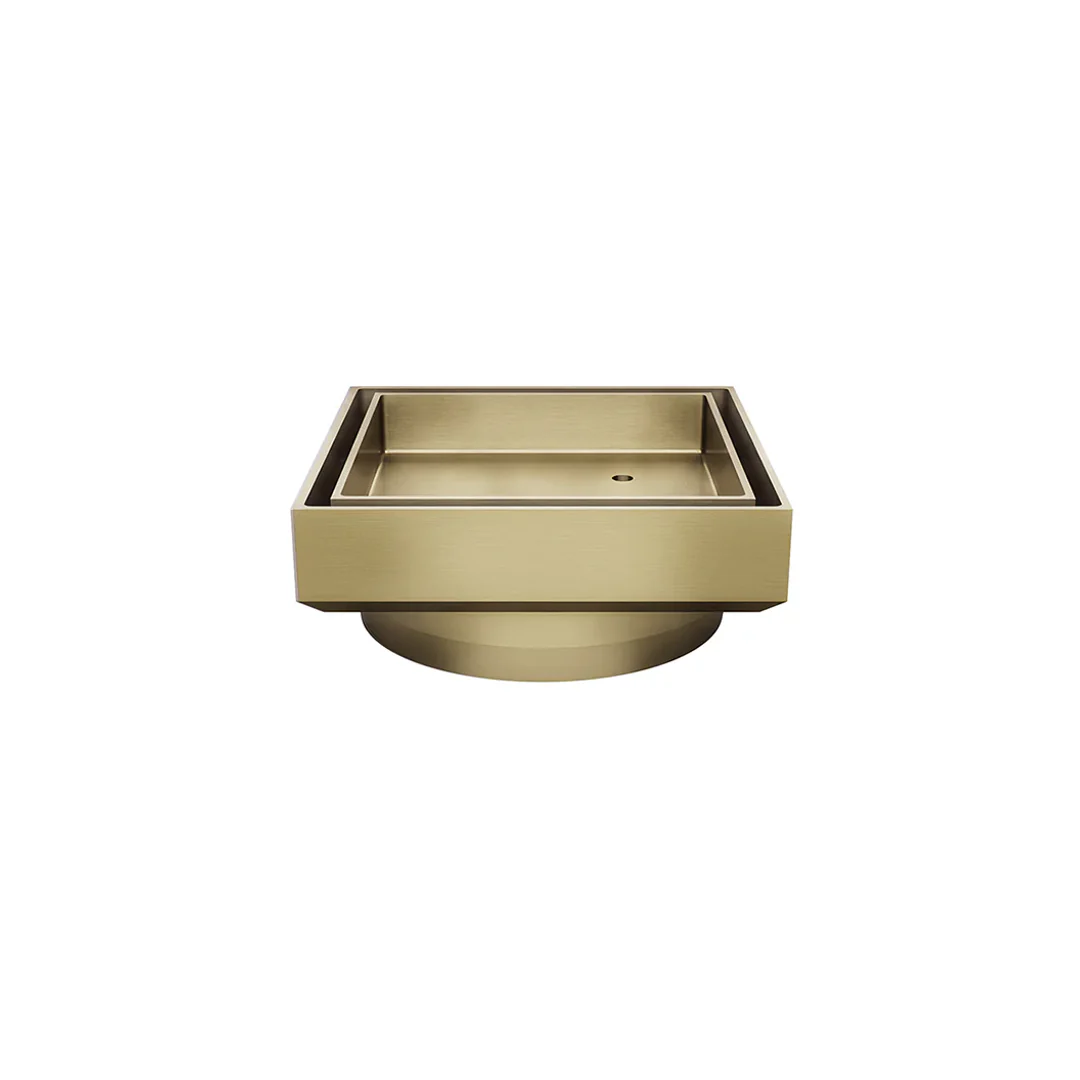 Meir Shower Waste With Tile Insert Tiger Bronze