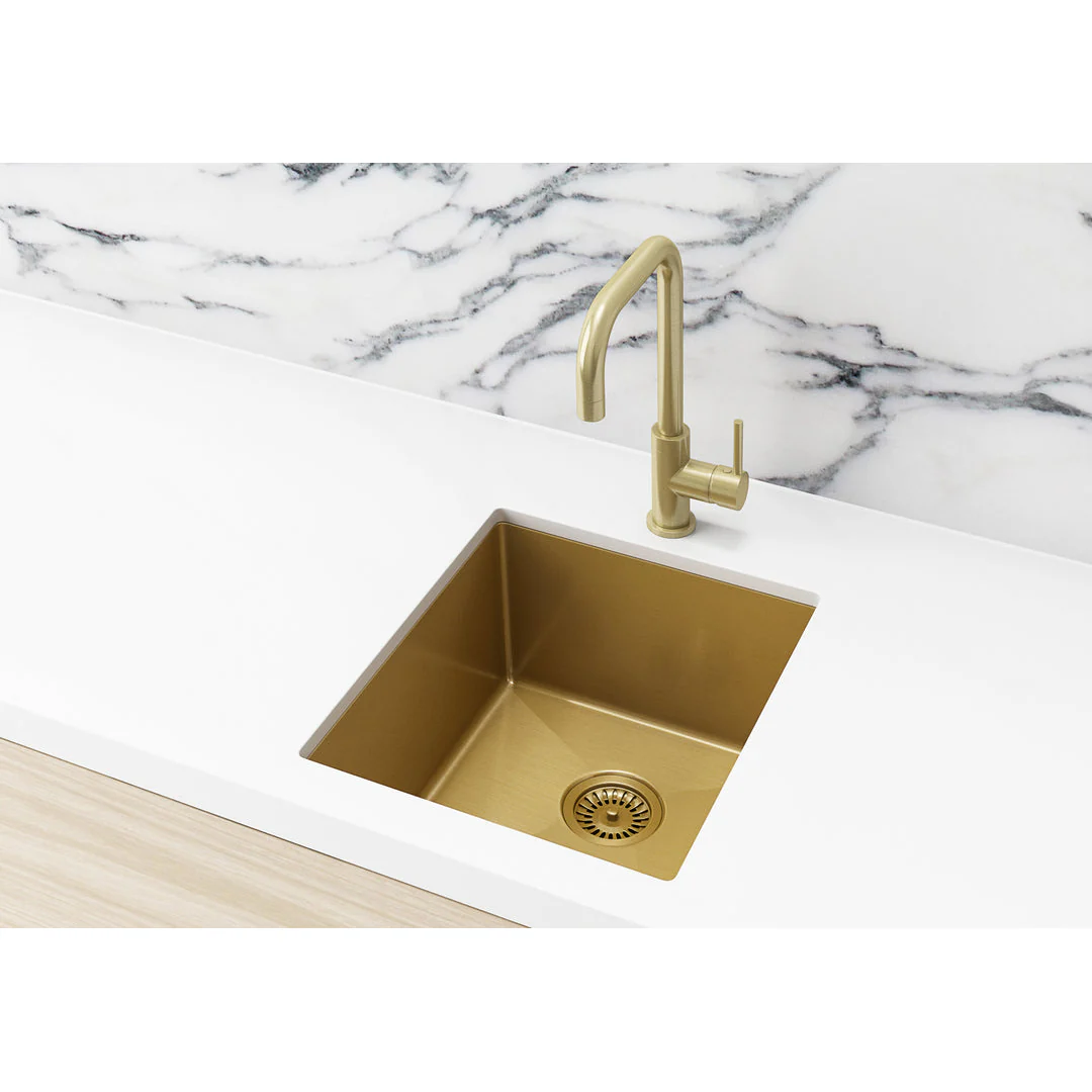 Meir Kitchen Sink Single Bowl 380 X 440 Tiger Bronze - Image 6