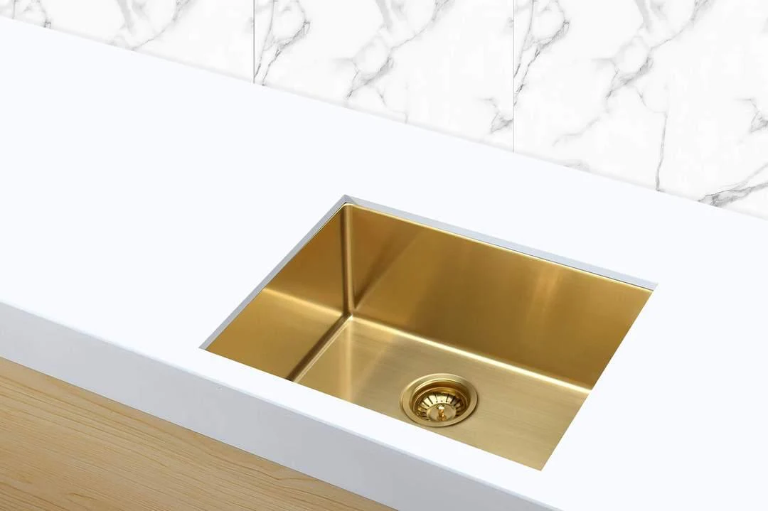 Meir Kitchen Sink Single Bowl 380 X 440 Tiger Bronze - Image 9