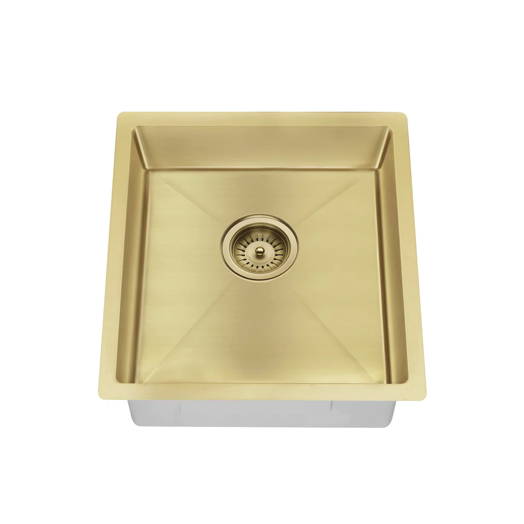 Meir Kitchen Sink Single Bowl 450 X 450 Tiger Bronze - Image 4
