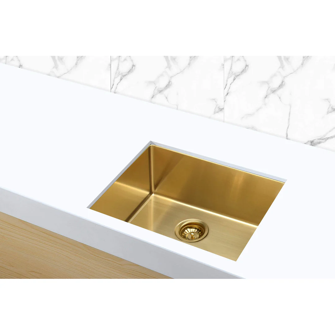 Meir Kitchen Sink Single Bowl 450 X 450 Tiger Bronze - Image 6