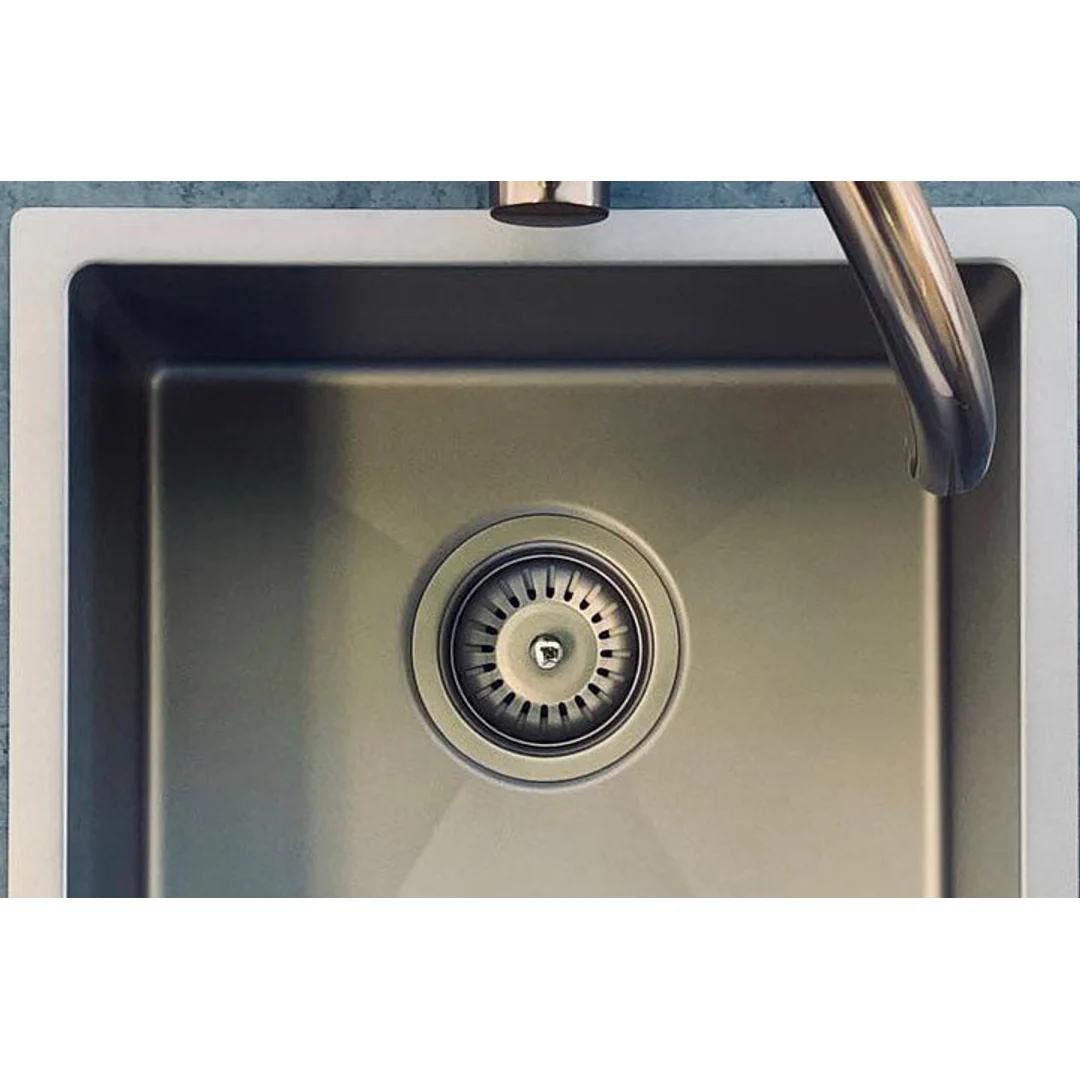 Meir Sink Strainer And Waste Plug Basket With Stopper Brushed Nickel - Image 4