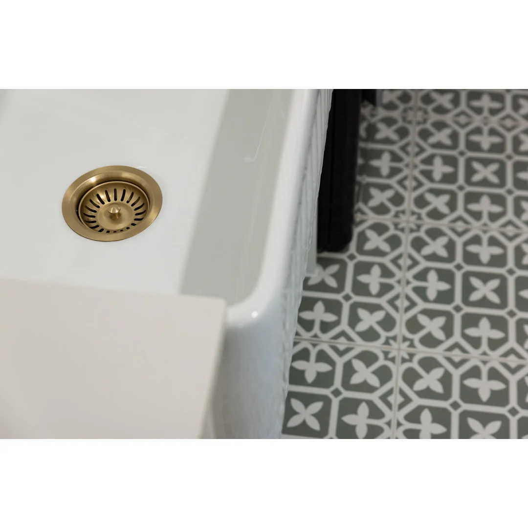 Meir Sink Strainer And Waste Plug Basket With Stopper Tiger Bronze - Image 4