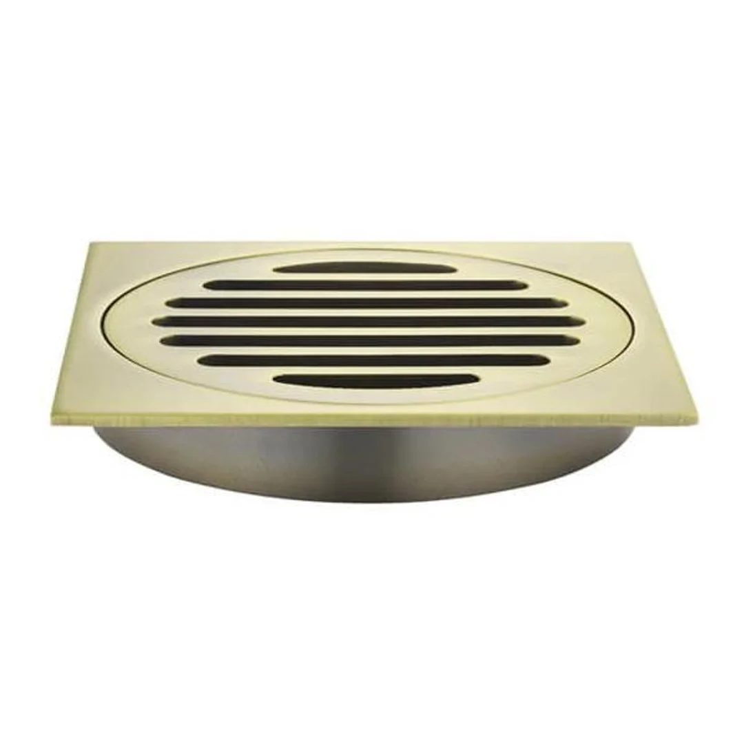 Meir Square Floor Grate Shower Drain 100Mm Outlet Tiger Bronze - Image 2