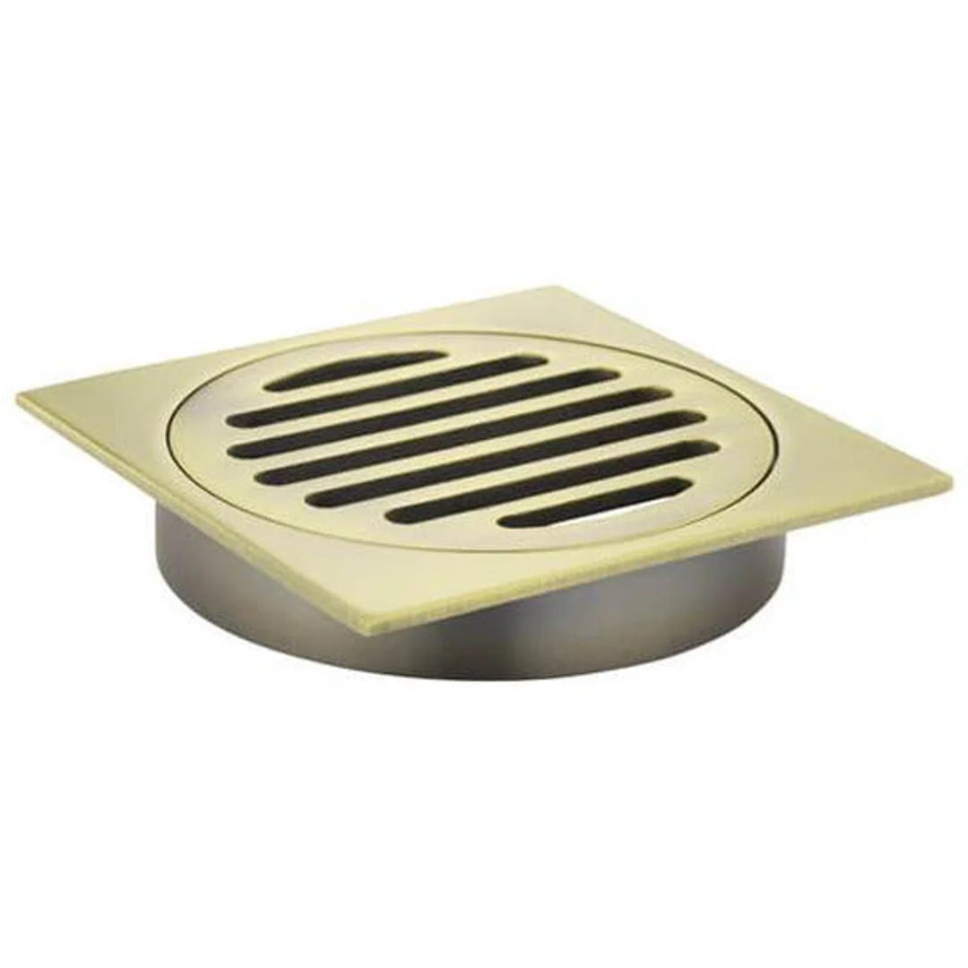 Meir Square Floor Grate Shower Drain 100Mm Outlet Tiger Bronze - Image 4