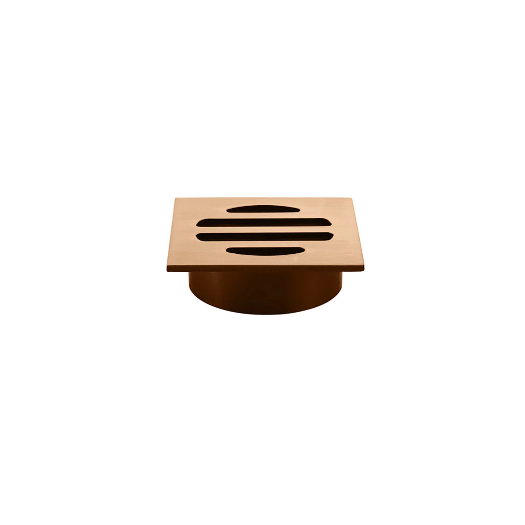 Meir Square Floor Grate Shower Drain 50Mm Outlet Lustre Bronze - Image 4