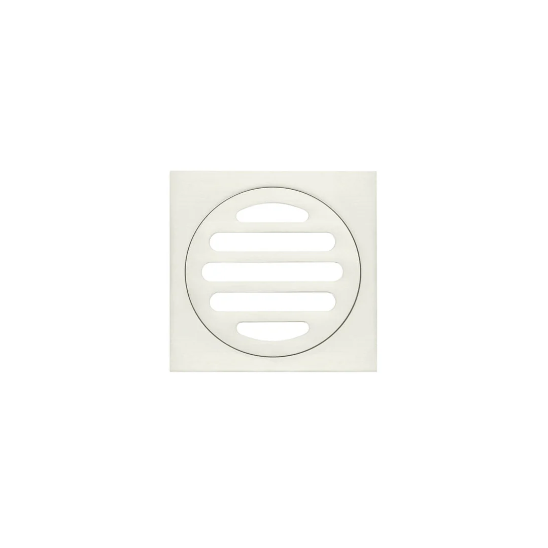 Meir Square Floor Grate Shower Drain 80mm Outlet Brushed Nickel Mp06-80-Pvdbn - Image 2