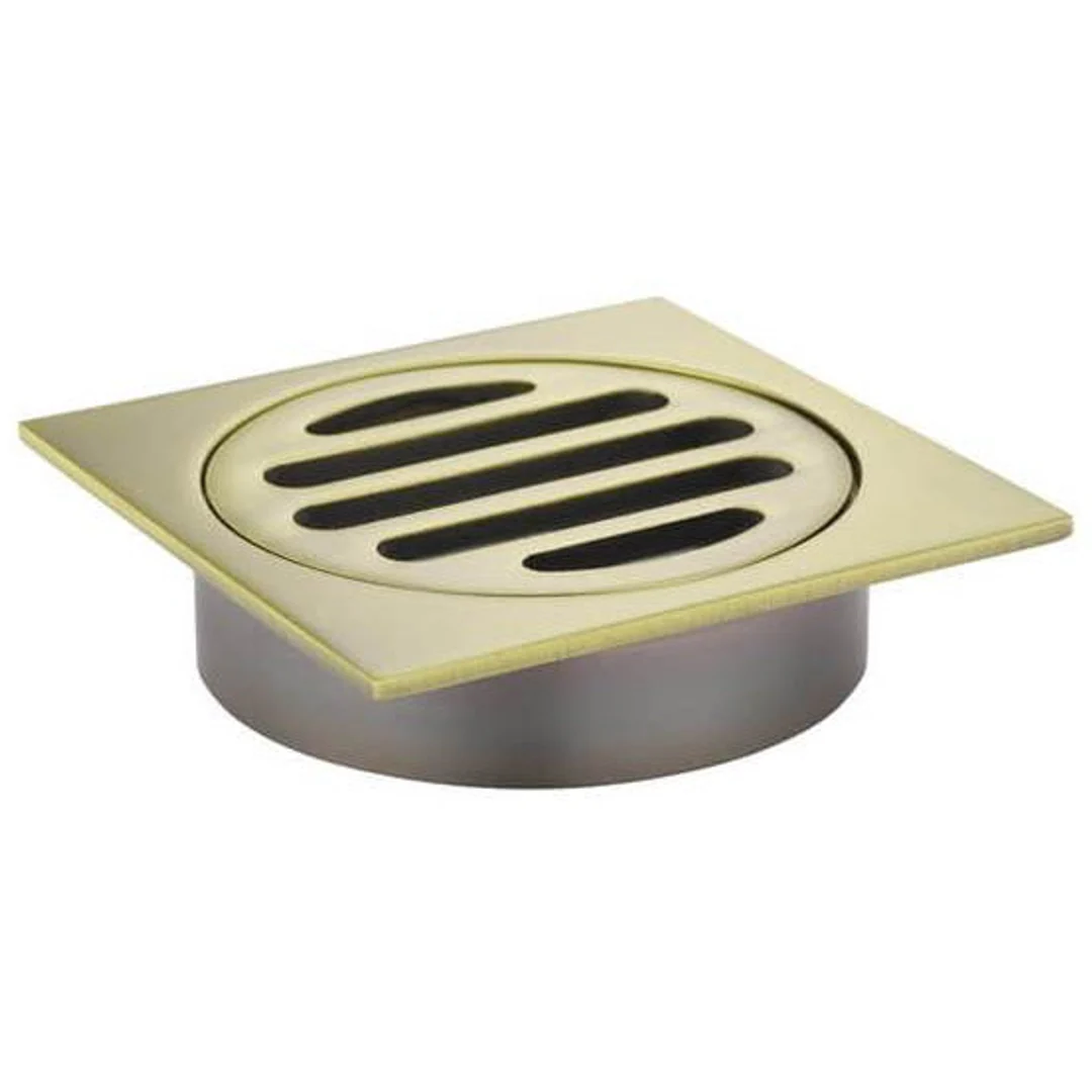 Meir Square Floor Grate Shower Drain 80Mm Outlet Tiger Bronze - Image 2