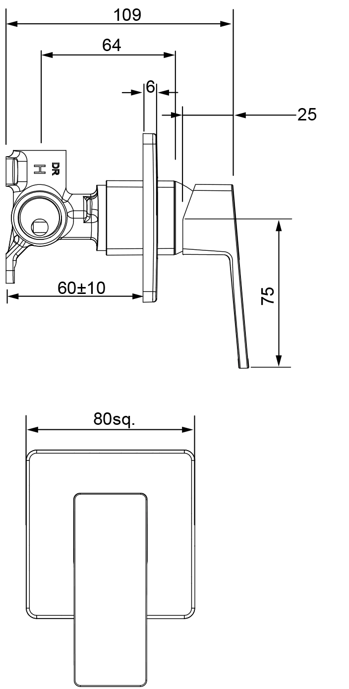 Methven Blaze Shower Mixer-Matte Black - Image 5