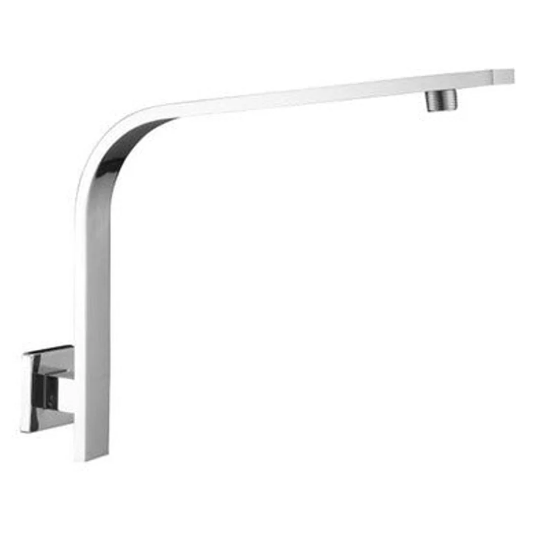 Methven Fixed Square Gooseneck Wall Arm Chrome - Image 2