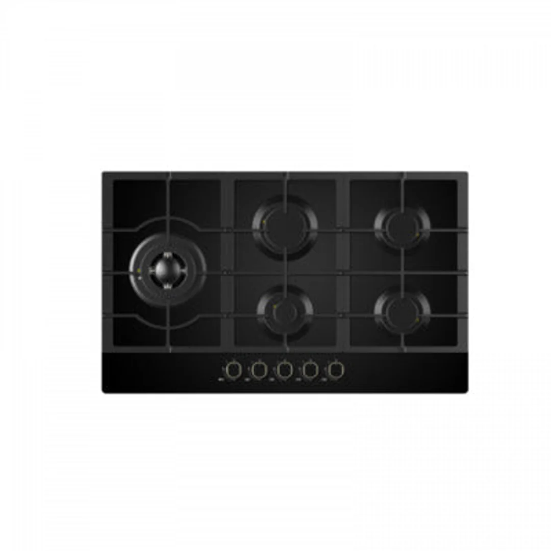 Midea 90Cm Black Glass Cooktop Cast Iron Pan Supports 90G50Me060Gft - Image 2
