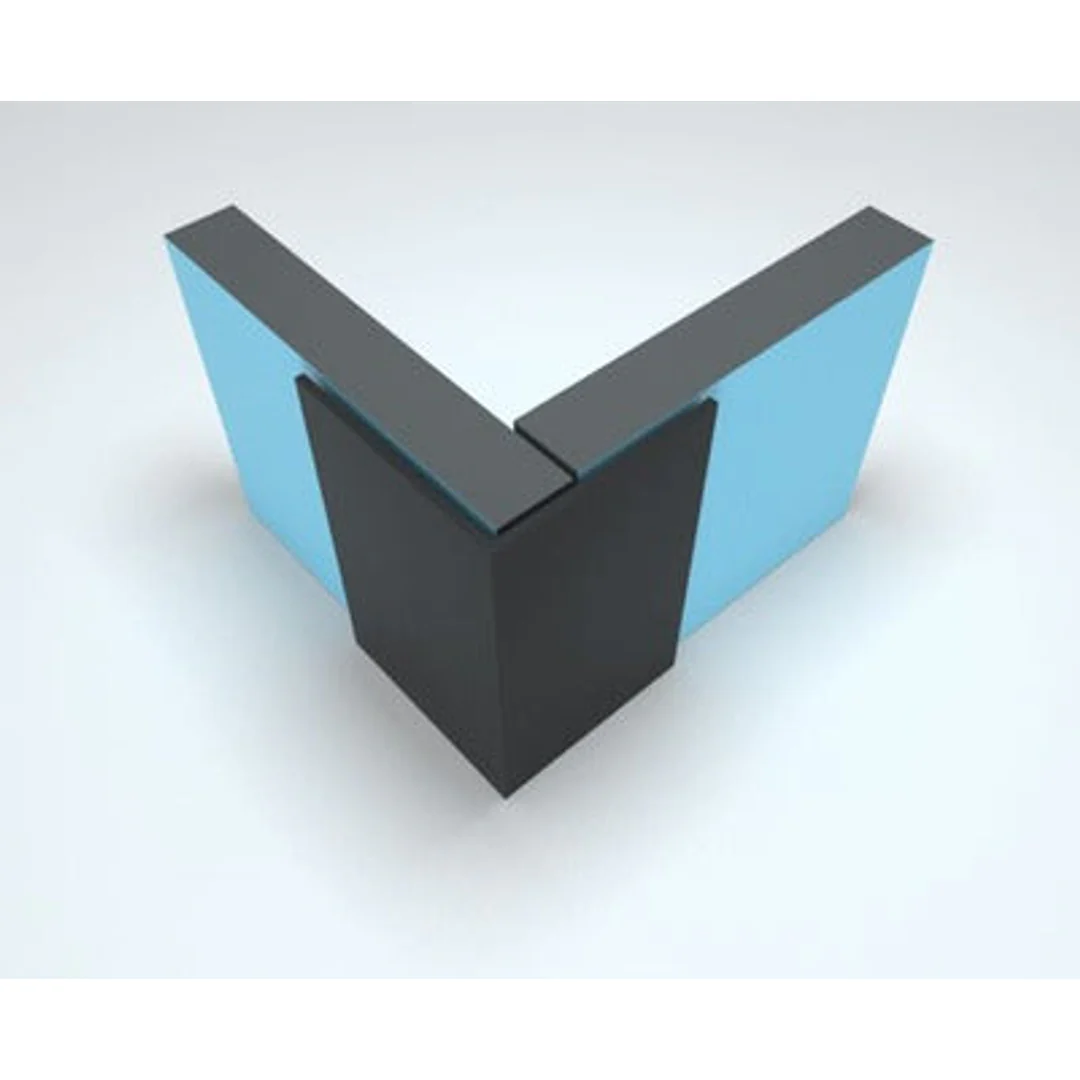 Mr. Wet Wall L Angle Trim 2400Mm Grey