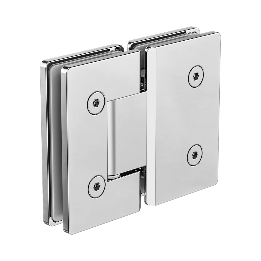 Nero 180 Degree Glass To Glass Shower Hinge 10Mm Glass Chrome