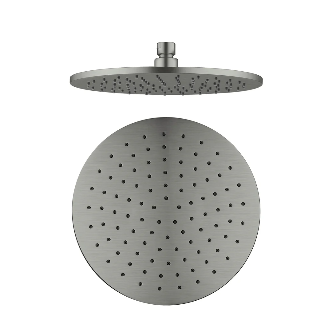 Nero 250Mm Round Shower Head Gun Metal Grey - Image 4