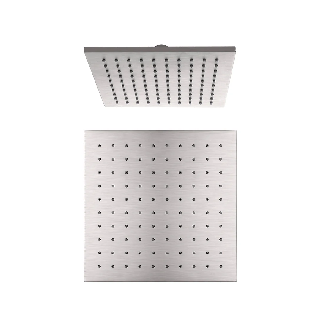 Nero 250Mm Square Shower Head Brushed Nickel - Image 6