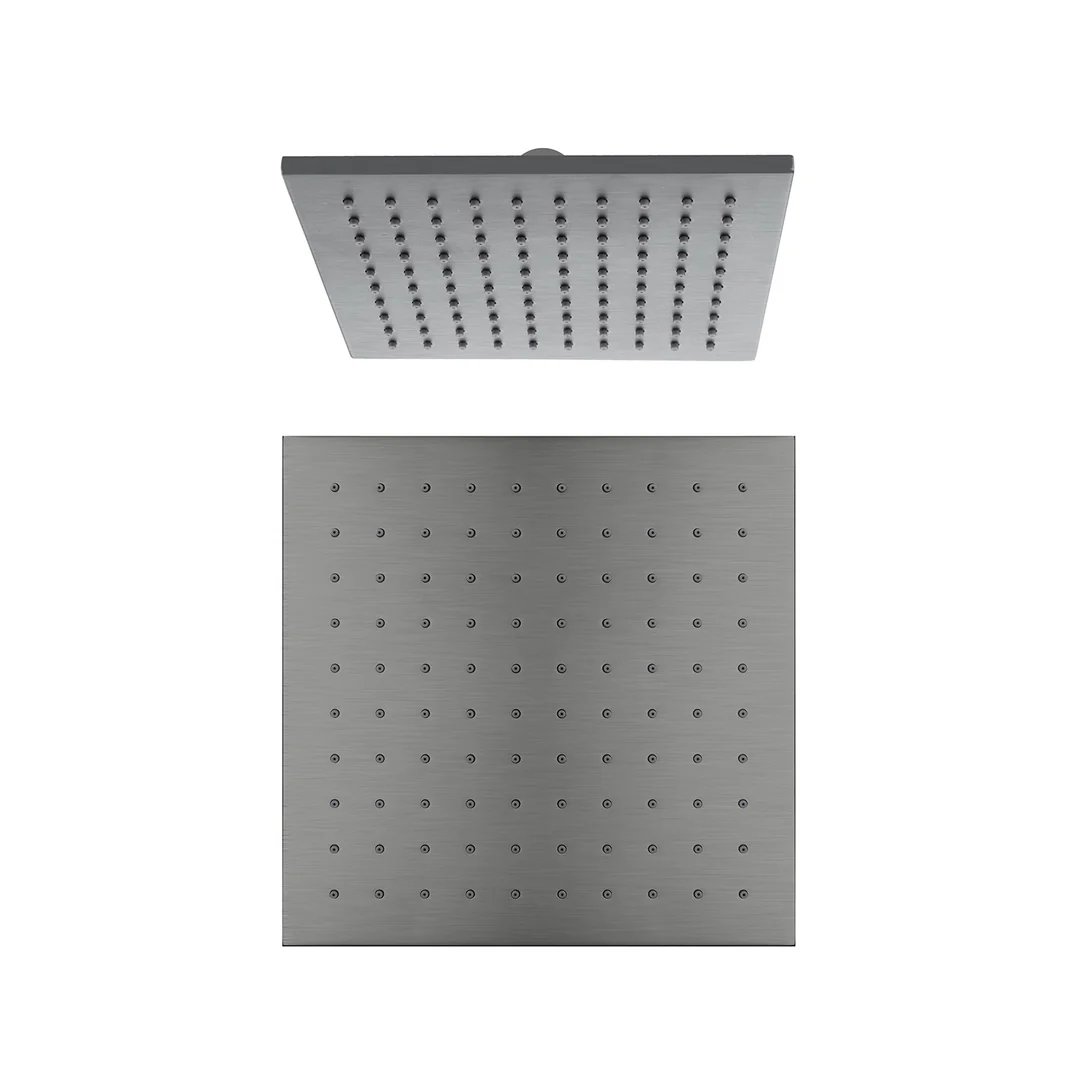 Nero 250Mm Square Shower Head Gun Metal Gey - Image 6