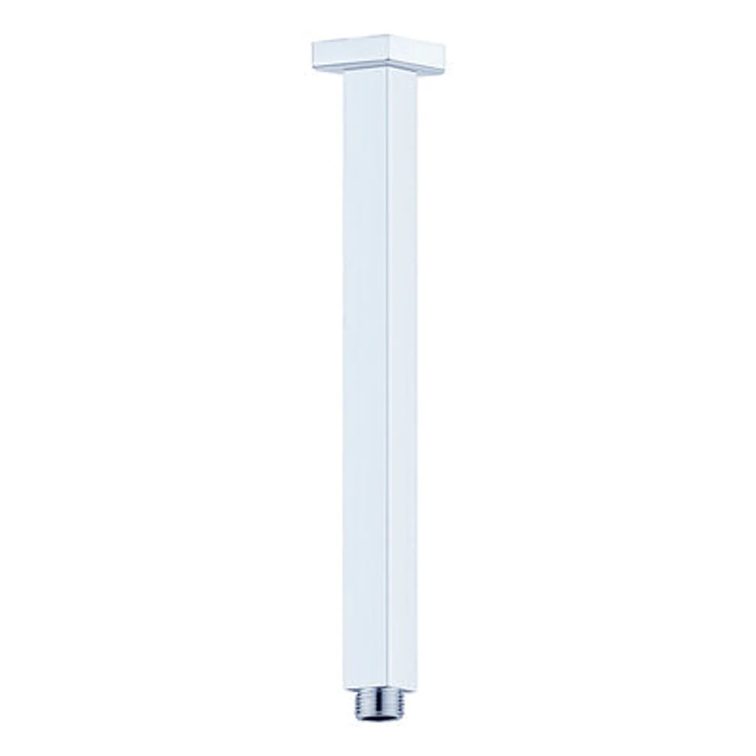 Nero 300Mm Square Ceiling Arm Chrome - Image 2
