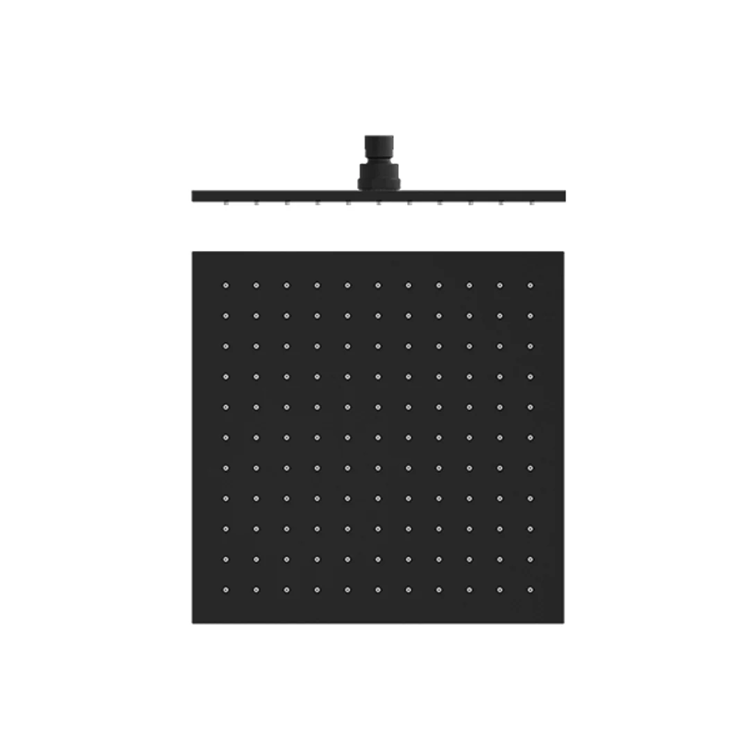 Nero 300Mm Square Shower Head Matt Black - Image 2