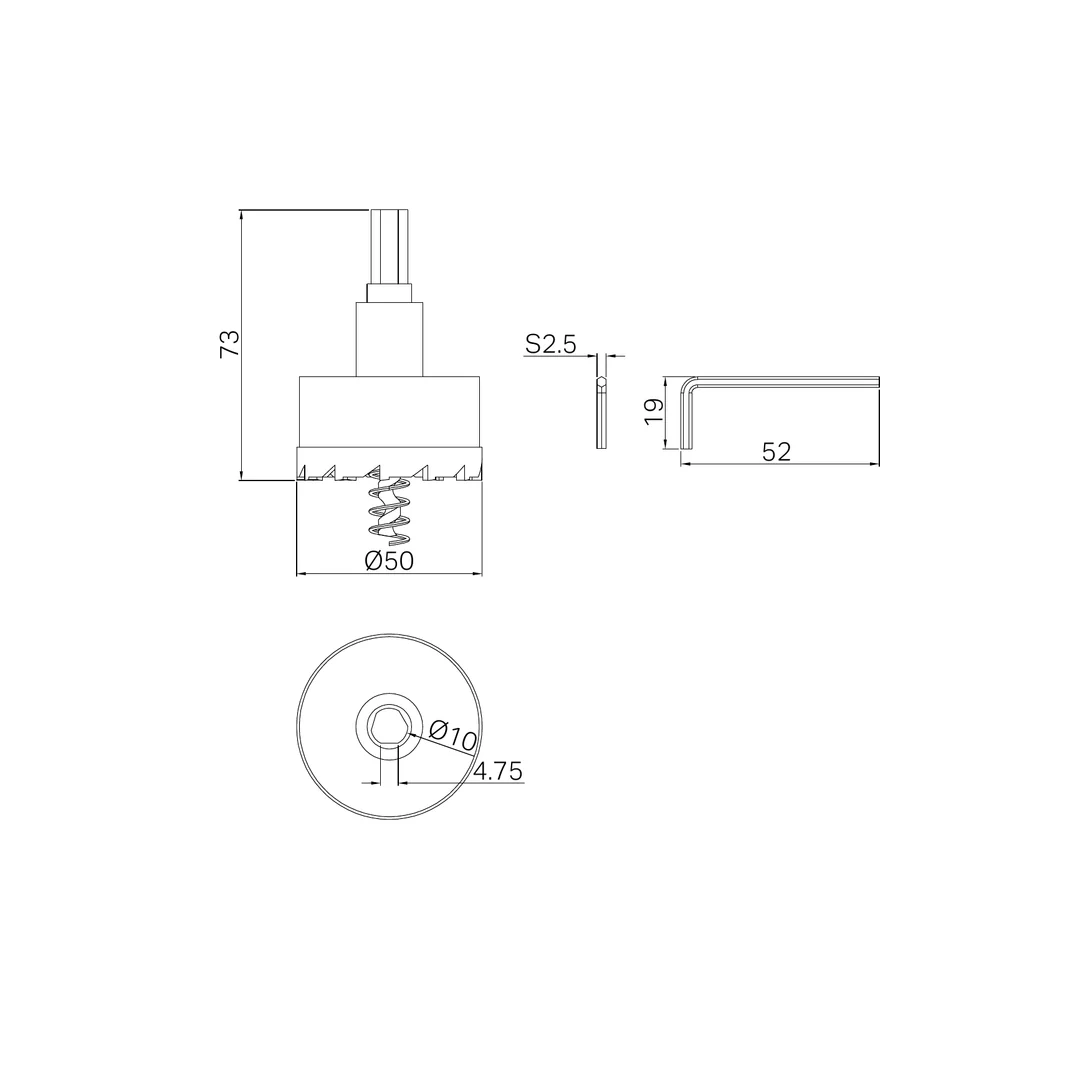 Nero 50Mm Hole Saw Only - Image 2