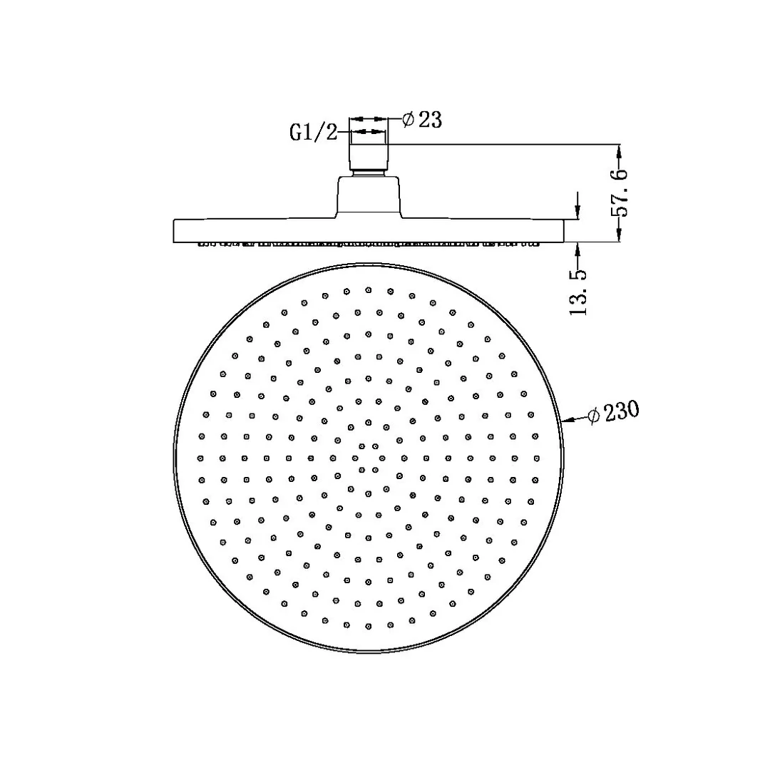 Nero Air Shower Head Chrome - Image 7